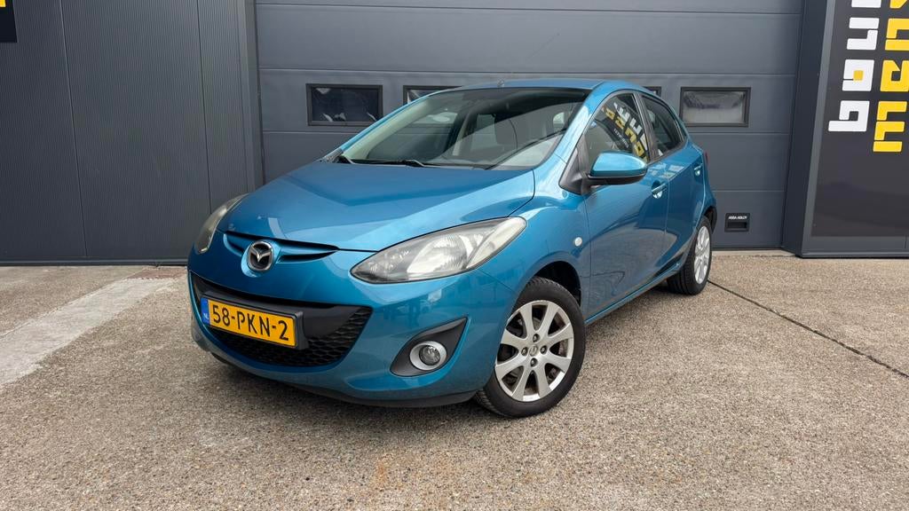 Mazda 2 1.3 GT-L 5DRS 2011 Blauw Airco Nap Stoelverwarming, Auto's, Mazda, Voorwielaandrijving, Stof, 4 cilinders, Blauw