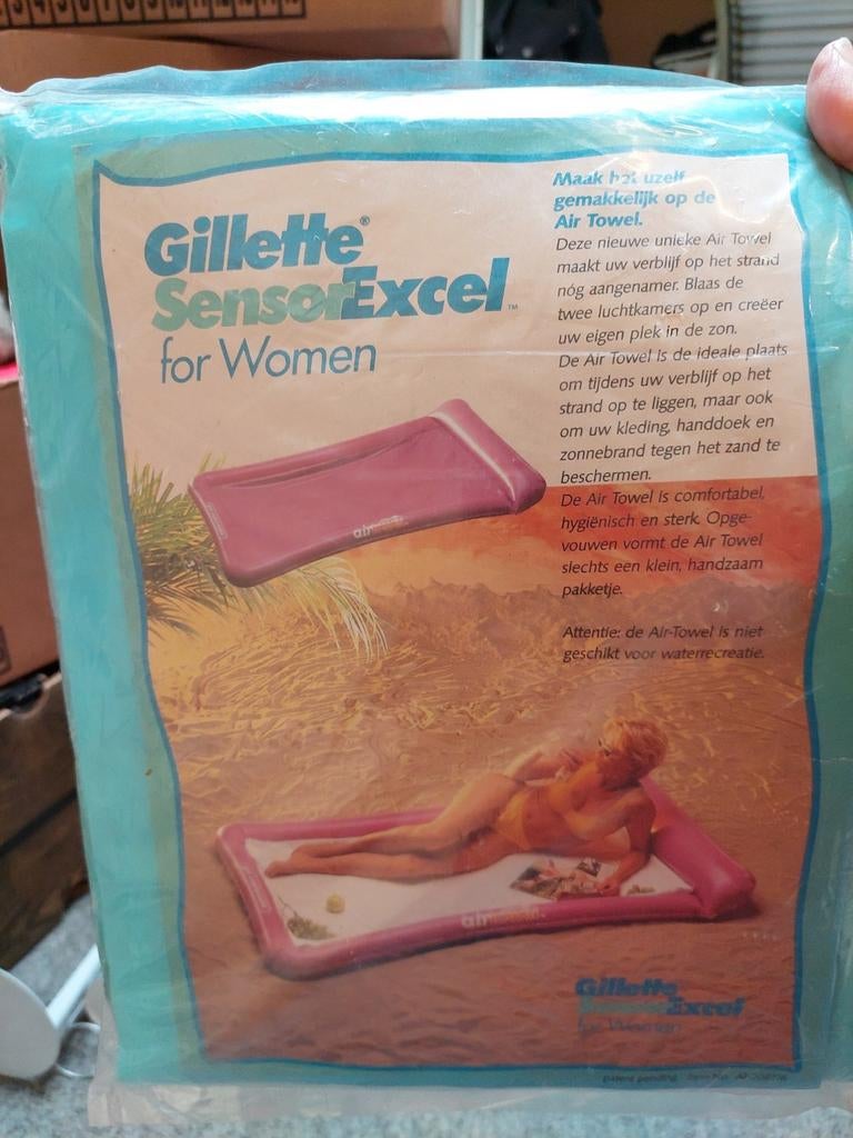 Gillette SensorExcel Air Towel nieuw, Caravans en Kamperen, Kampeeraccessoires, Ophalen of Verzenden