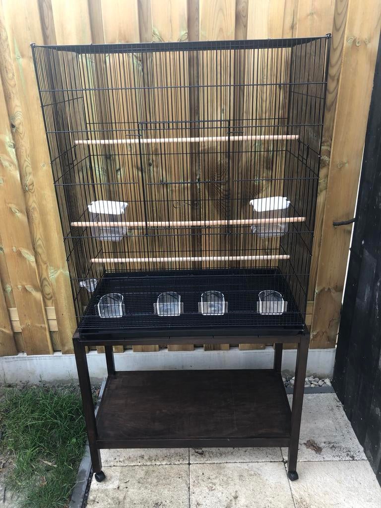 Vogelkooi 75x45x90, Dieren en Toebehoren, Ophalen, Zo goed als nieuw, Metaal, Vogelkooi
