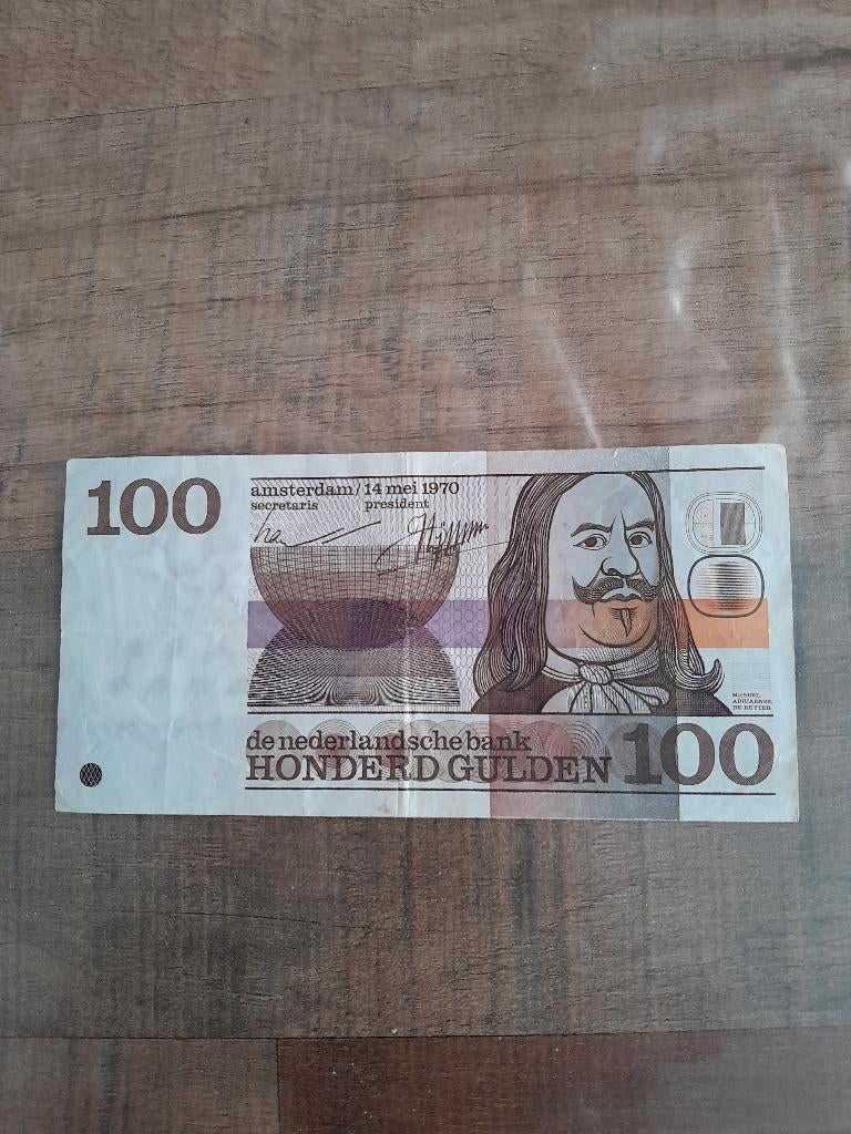 100 gulden, Ophalen of Verzenden, 100 gulden