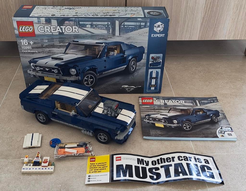 Lego 10265 Creator Ford Mustang, Kinderen en Baby's, Speelgoed | Duplo en Lego, Lego, Ophalen of Verzenden, Zo goed als nieuw