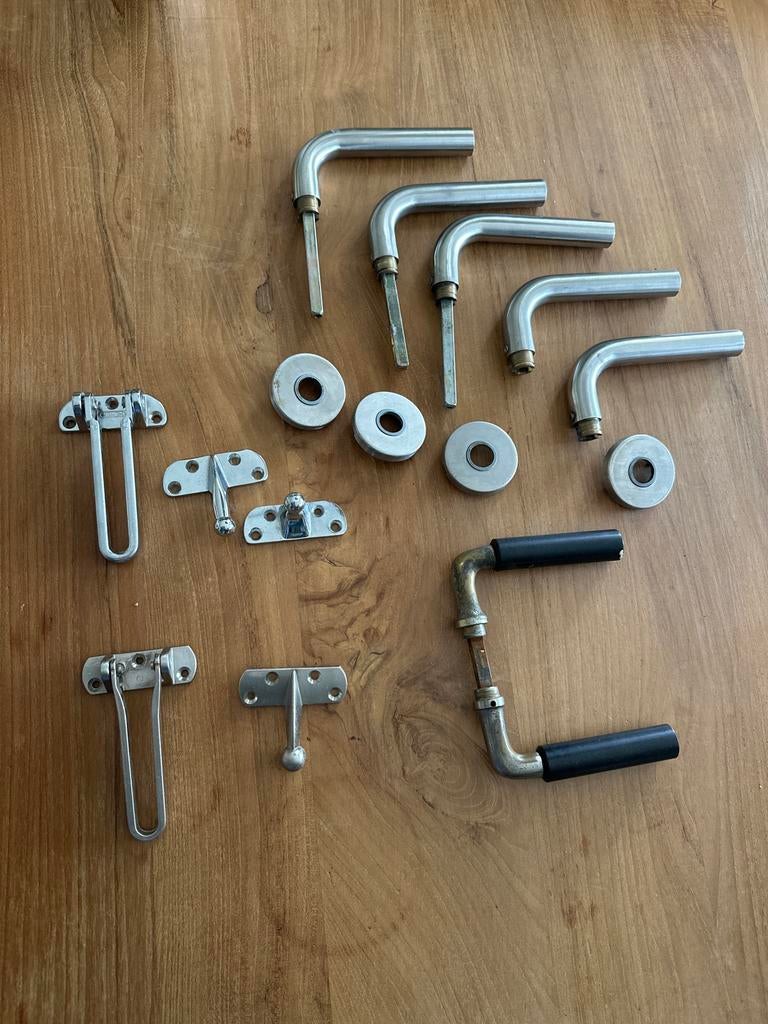 Deurklinken en schuifgrendels, Ophalen of Verzenden, Gebruikt, IJzer, Klink of Kruk