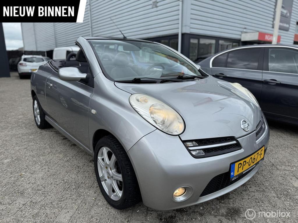 Nissan Micra 1.4 Tekna - Cabrio - NAP - Elektra Pakket -, Auto's, Voorwielaandrijving, 750 kg, 4 cilinders, Multifunctioneel stuurwiel
