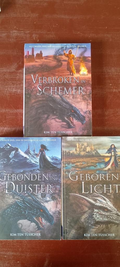Lilith Trilogie - Kim ten Tusscher (3 boeken), Ophalen of Verzenden, Zo goed als nieuw, Kim ten Tusscher