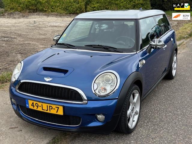 Mini Mini Clubman 1.6 Cooper S ECC Audio/CD Electric pakket, Auto's, Mini, Voorwielaandrijving, 4 cilinders, Leder en Stof, 163 pk