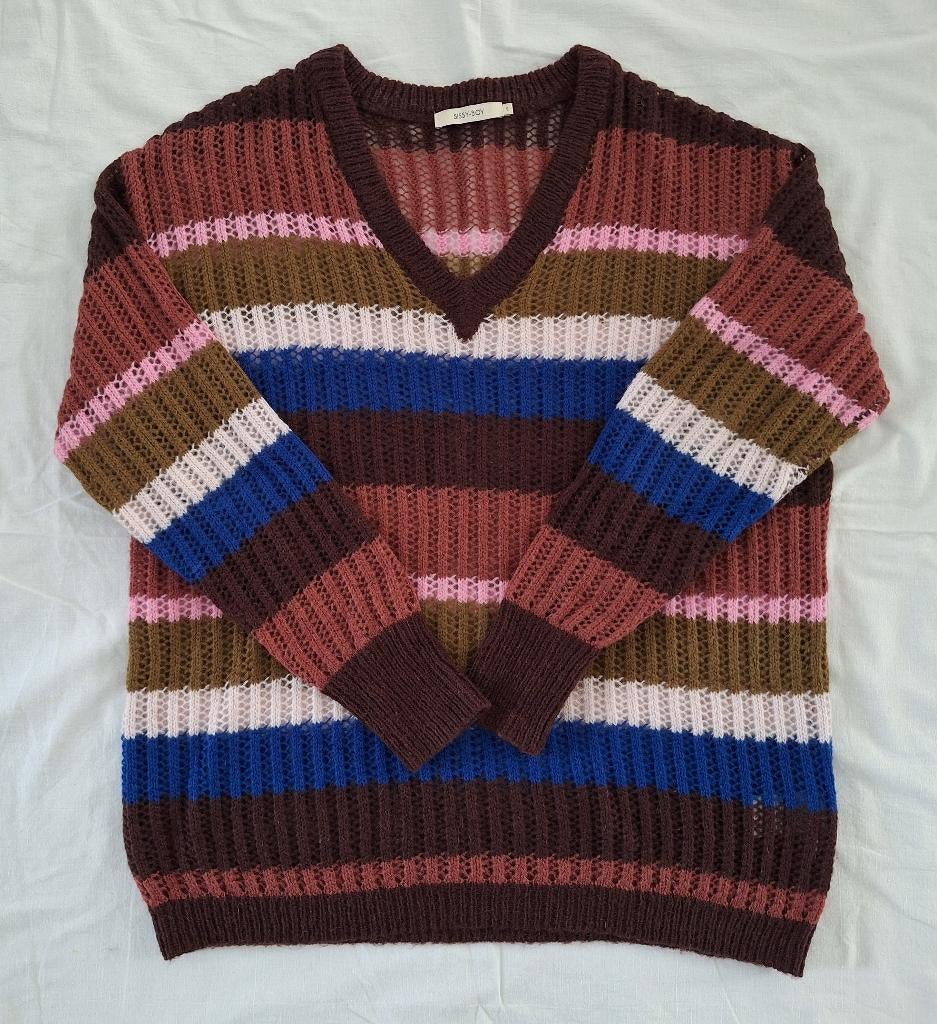 Trui met strepen in ajour van Sissyboy., Kleding | Dames, Truien en Vesten, Sissy-Boy, Ophalen of Verzenden, Zo goed als nieuw