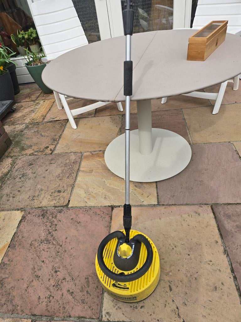 Kärcher T-Racer T 350 Oppervlaktereiniger Terrasreiniger, Tuin en Terras, Hogedrukreinigers, Gebruikt, Met regelbare waterdruk