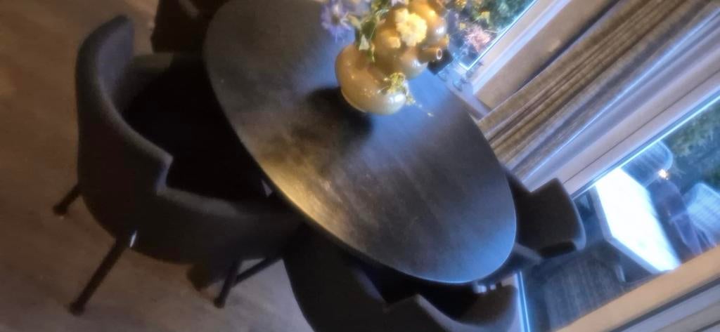 Eetkamer tafel, Huis en Inrichting, Tafels | Eettafels, Ophalen, Gebruikt, Rechthoekig, 100 tot 150 cm