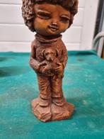 beeld jongen met hond gemerkt, Ophalen of Verzenden