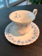 Royal Albert Memory Lane kop en schotel, blauw bloemetje, Ophalen