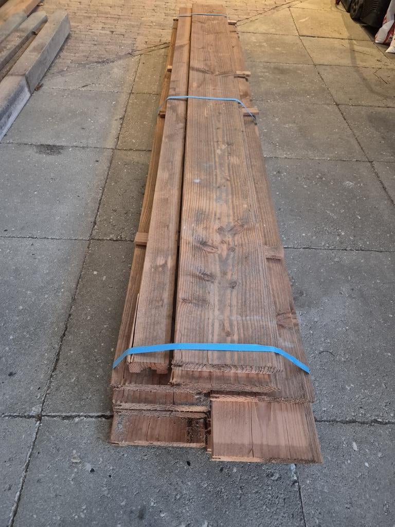 Blokhutprofielen, Tuin en Terras, Palen, Balken en Planken, Ophalen, Nieuw, 250 cm of meer, Planken