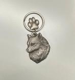 Sleutelhanger Amerikaanse Eskimo dog - tin, Dier of Natuur, Nieuw, Ophalen of Verzenden, Nvt