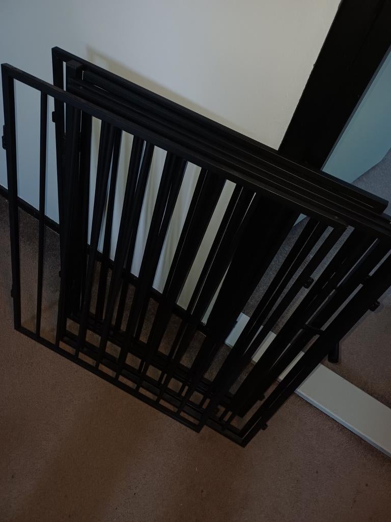 Veiligheidsrek - Zwart Metaal, Gebruikt, Overige typen, Ophalen of Verzenden, Metaal of IJzer