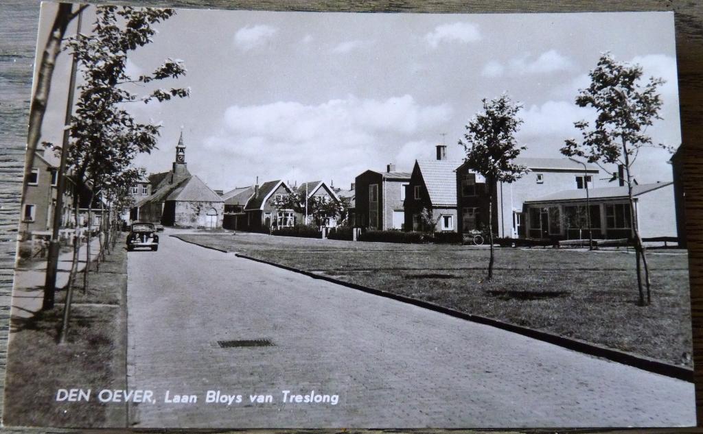 Den Oever, Wieringen, Laan Bloys van Treslong, Ophalen of Verzenden, 1940 tot 1960, Ongelopen, Noord-Holland