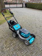 Makita DLM465 18v accu grasmaaier - 46cm maaibreedte, Ophalen, Cirkelmaaier, Gebruikt, Accu-grasmaaier