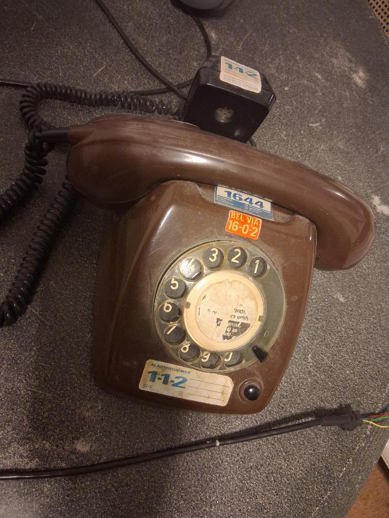 PTT T65 telefoon, Ophalen, Gebruikt, Met draaischijf