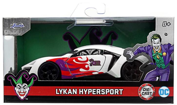 Jada Toys: DC Joker - Lykan Hypersport 1:32, Hobby en Vrije tijd, Modelauto's | 1:32, Nieuw, Tractor of Landbouw, Overige merken