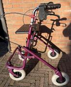 Rollator bordeaux rood, Diversen, Rollators, Ophalen, Opvouwbaar, Gebruikt