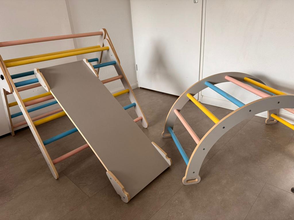 Houten Klimrek Set, Kinderen en Baby's, Ophalen, Gebruikt