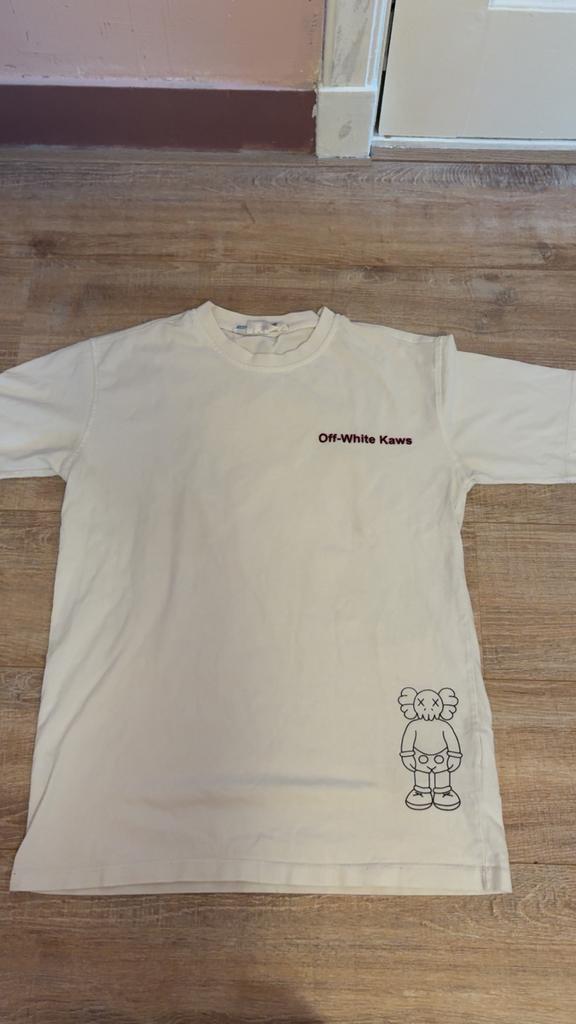 Jongens / meisjes t-shirt, Kleding | Heren, T-shirts, Ophalen of Verzenden, Gedragen, Maat 48/50 (M), Wit