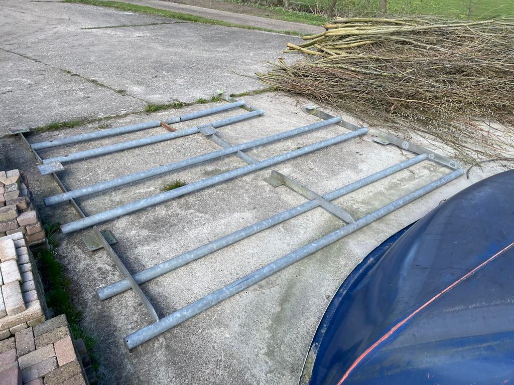 Robuust stalen hekwerk, Ophalen, Gebruikt, IJzer, Overige typen