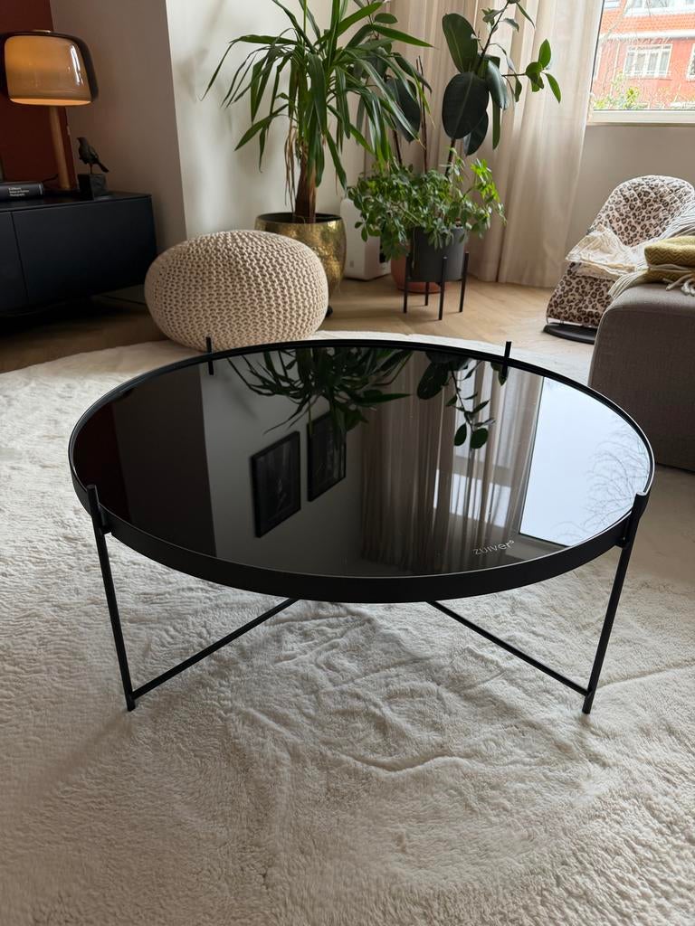 Ronde salontafel van Zuiver, Ophalen, Gebruikt, Rond, 50 tot 100 cm