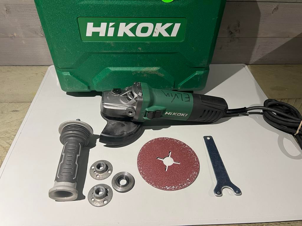 Hikoki G13SB4(S) 125mm Haakse Slijper - Zo goed als nieuw, Ophalen of Verzenden, Zo goed als nieuw, Nvt, Nvt