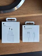 Apple Orgineel Power Adapter 20w + Apple Lightning kabel 1 m, Ophalen of Verzenden, Nieuw, Apple iPhone