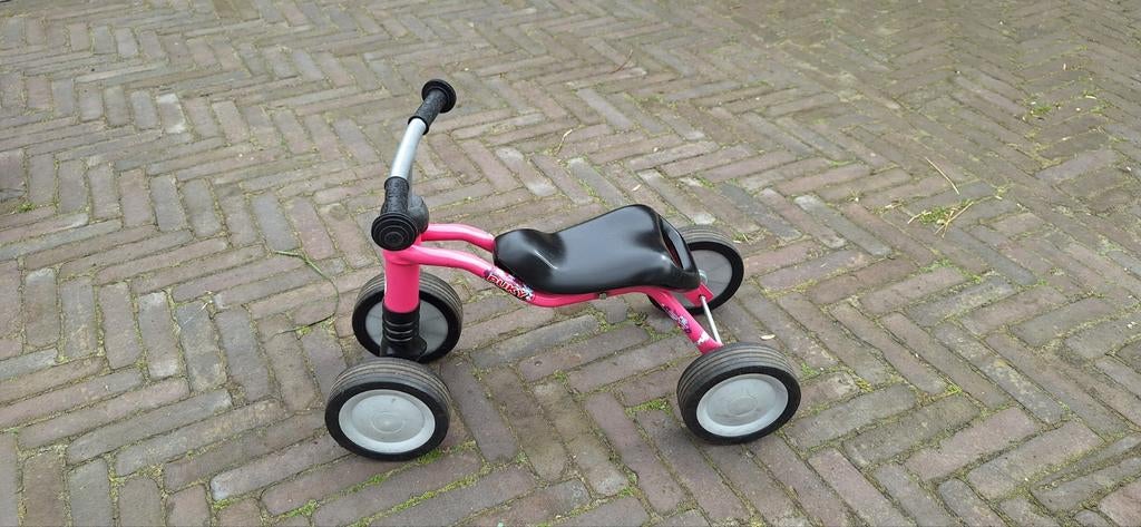 Pukylino Puky loopfiets roze 4 wieler, Kinderen en Baby's, Speelgoed | Buiten | Voertuigen en Loopfietsen, Ophalen of Verzenden