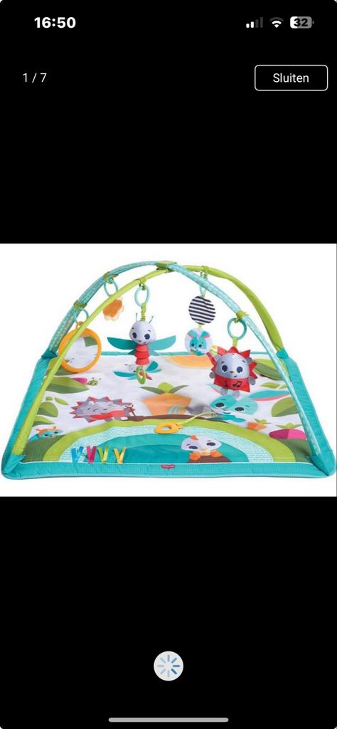 Tiny Love Speelkleed met Babygym - Zo goed als nieuw, Kinderen en Baby's, Speelgoed | Babyspeelgoed, Ophalen of Verzenden, Zo goed als nieuw