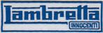 Lambretta Innocenti stoffen opstrijk patch embleem #4, Motoren, Ophalen of Verzenden, Nieuw