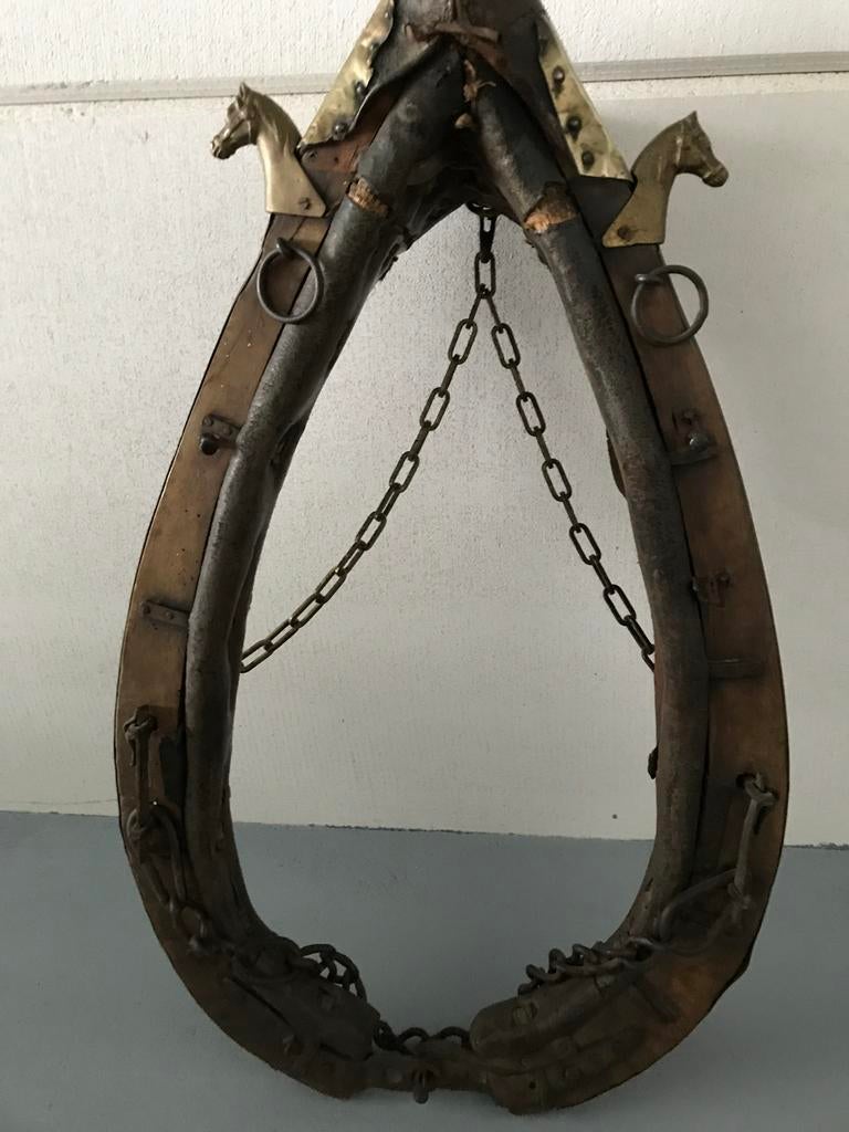 Paarde Haam antiek antiek, Dieren en Toebehoren, Paarden en Pony's | Hoofdstellen en Tuigage, Ophalen, Gebruikt, Overige soorten