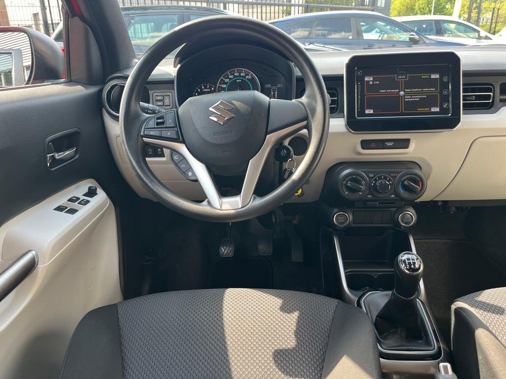 Suzuki Ignis 1.2 90PK Smart Hybrid Airco,Camera,Bluetooth,Ge, Auto's, Suzuki, Voorwielaandrijving, Stof, Gebruikt, 4 cilinders