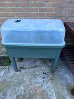 Elho Kweektafel kweekkas met deksel groen, Ophalen of Verzenden, Gebruikt, Kweektafel