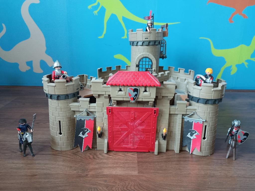 Playmobil burcht van de orde van de valkenridders 6001, Kinderen en Baby's, Speelgoed | Playmobil, Ophalen, Gebruikt, Complete set