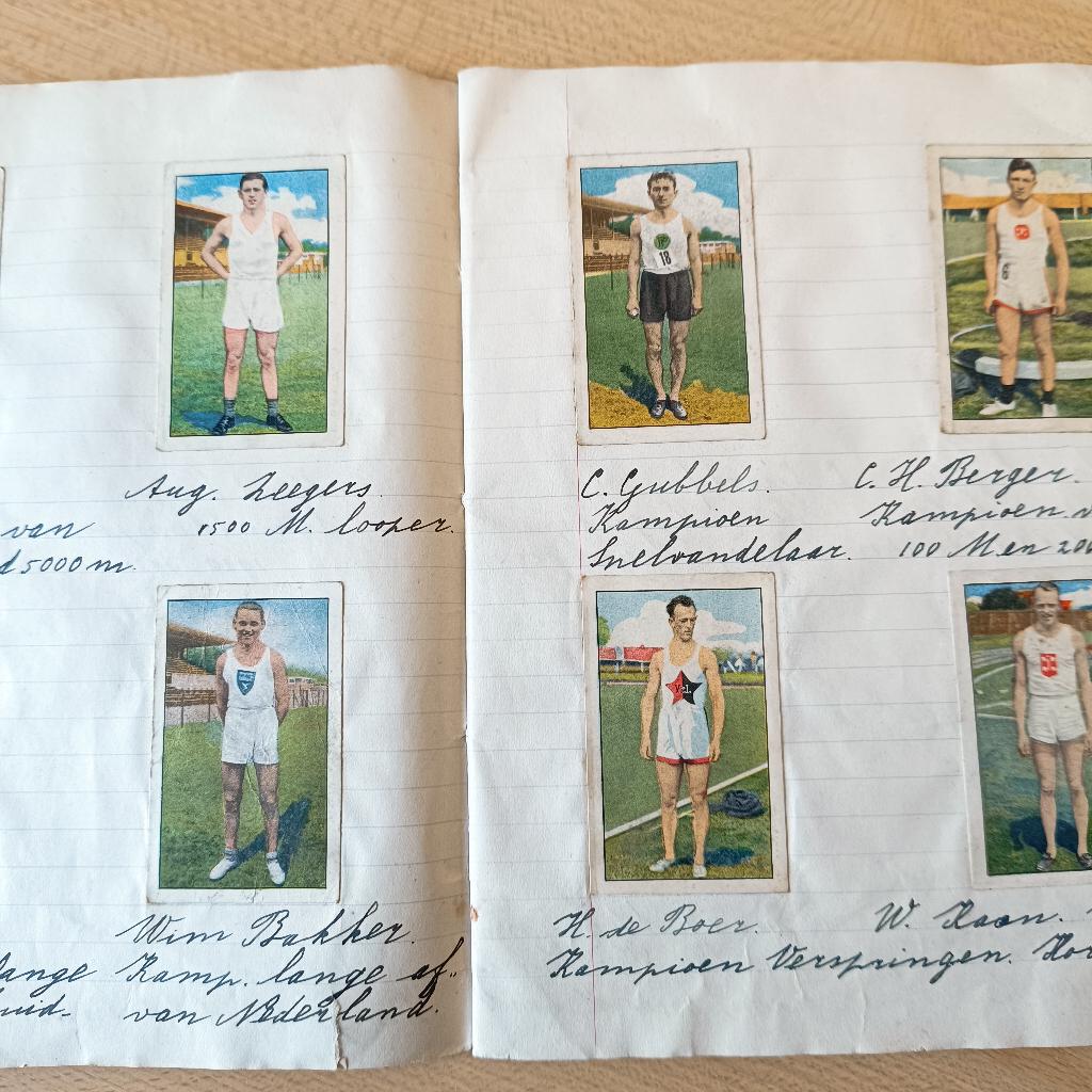 schriftje met sportplaatjes 1932, Ophalen of Verzenden, Voor 1940, Gebruikt