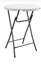 Statafel - Wit - Inklapbaar - Decoratie - Verhuur -  Feest, Hobby en Vrije tijd, Feestartikelen | Verhuur, Ophalen, Zo goed als nieuw