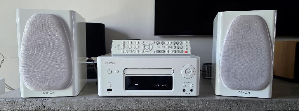 Mooie Denon CEOL RCD-N8 Netwerk Radion + Boxen, Ophalen, Denon, Tuner of Radio, Zo goed als nieuw