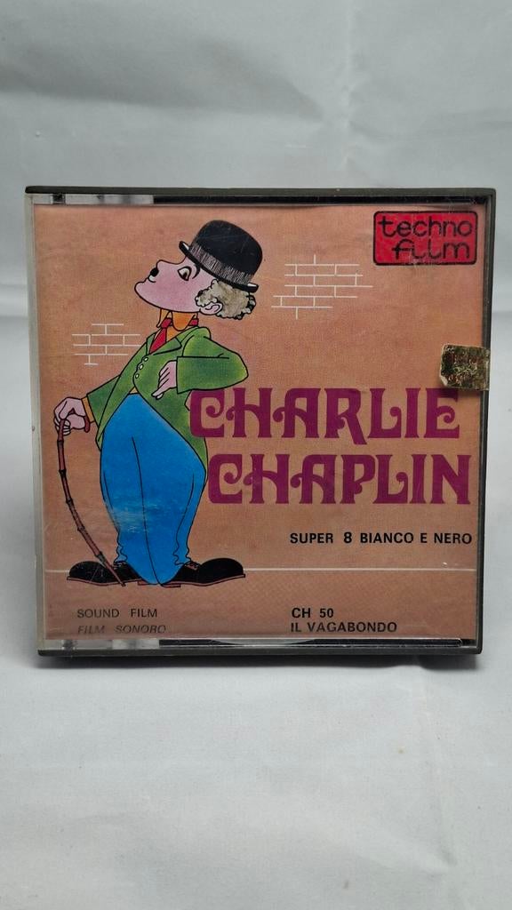 Charlie Chaplin Super 8 Film - Il Vagabondo (Zwart-Wit), Audio, Tv en Foto, Filmrollen, Ophalen of Verzenden, 8mm film