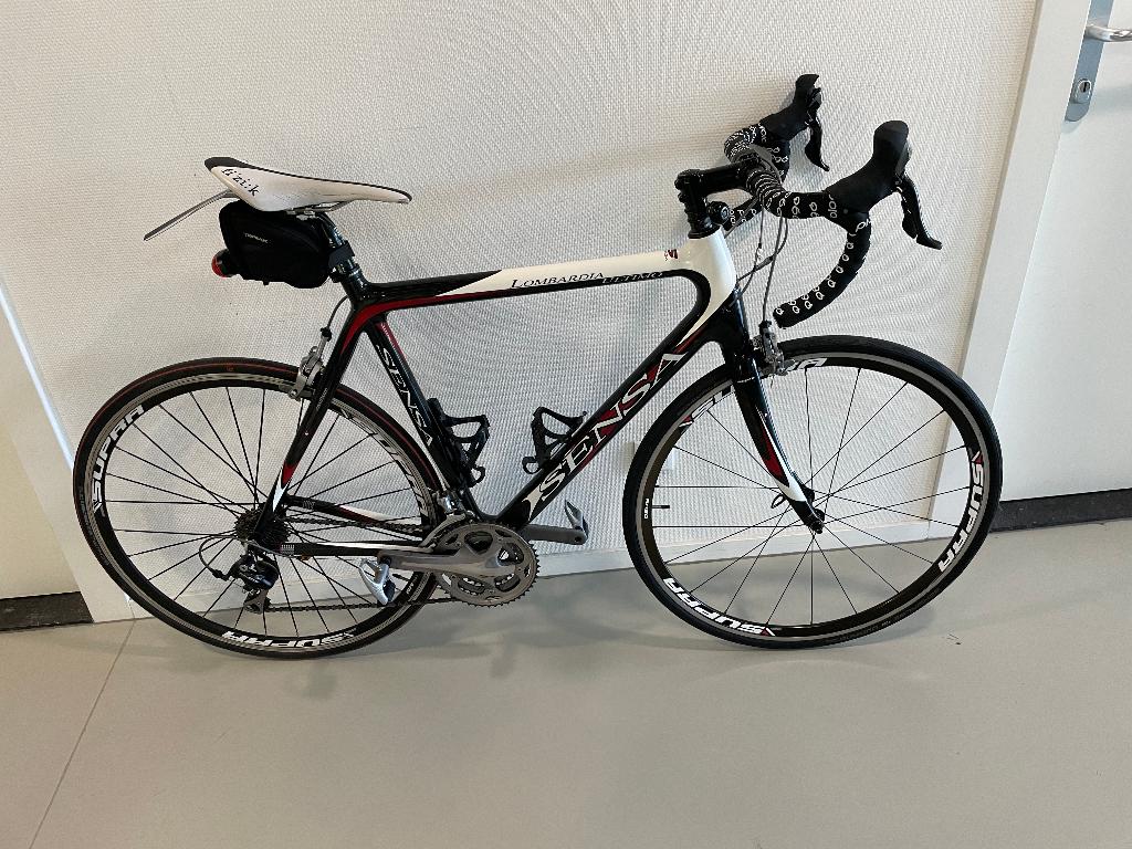 Sensa Lombardia 2016, 28 inch, Carbon, Heren, Zo goed als nieuw