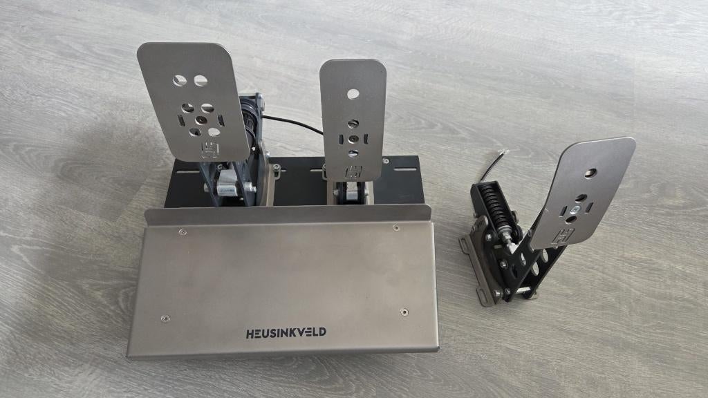 Heusinkveld Sprint pedal set + baseplate, Computers en Software, Ophalen, Zo goed als nieuw, Heusinkveld, Fanatec, SimLab, GRID, Trak Racer, Simucube
