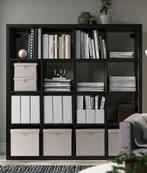 Kallax vakkenkast met aantal kastjes met lades en deurtjes, Ophalen, Gebruikt