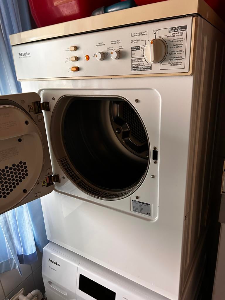 Miele T366 wasdroger, Ophalen, Gebruikt, 4 tot 6 kg, Overige typen