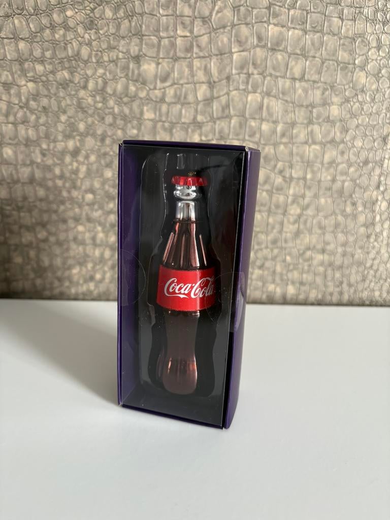 Coca cola flesje - kerstbal - kersthanger - Nieuw, Ophalen of Verzenden, Zo goed als nieuw