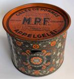 Groot blik MPF Tongeren appelgelei 18cm x 21cm, Ophalen of Verzenden, Gebruikt, Overige, Overige merken