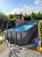 Intex Ultra XTR Zwembad 5,49x2,74x1,32m compleet, Tuin en Terras, Zwembaden, Gebruikt, 200 tot 300 cm, Rechthoekig, Ophalen