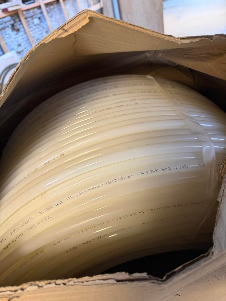 600m vloerverwarming buis, Ophalen, Pvc, Minder dan 20 mm, 6 meter of meer