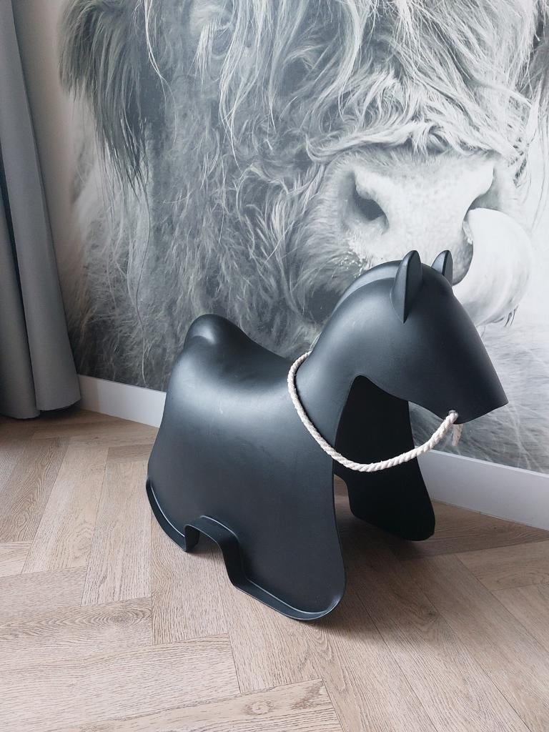 Woood paard - Decoratief en zo goed als nieuw, Ophalen, Zo goed als nieuw, Jongen of Meisje