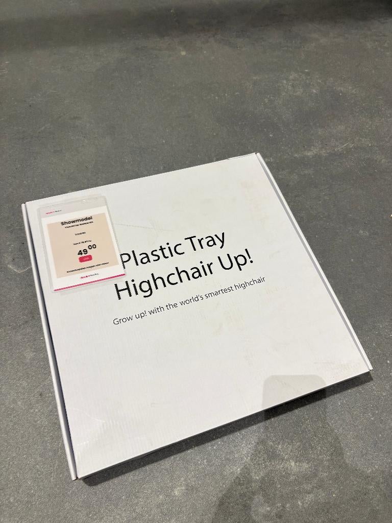 Kidsmill Up! Eetblad Wit, Ophalen of Verzenden, Nieuw, Meegroeistoel, Afneembaar eetblad