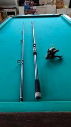 Shakespeare karperhengel + okuma baitrunner, Watersport en Boten, Hengelsport | Karpervissen, Ophalen of Verzenden, Zo goed als nieuw